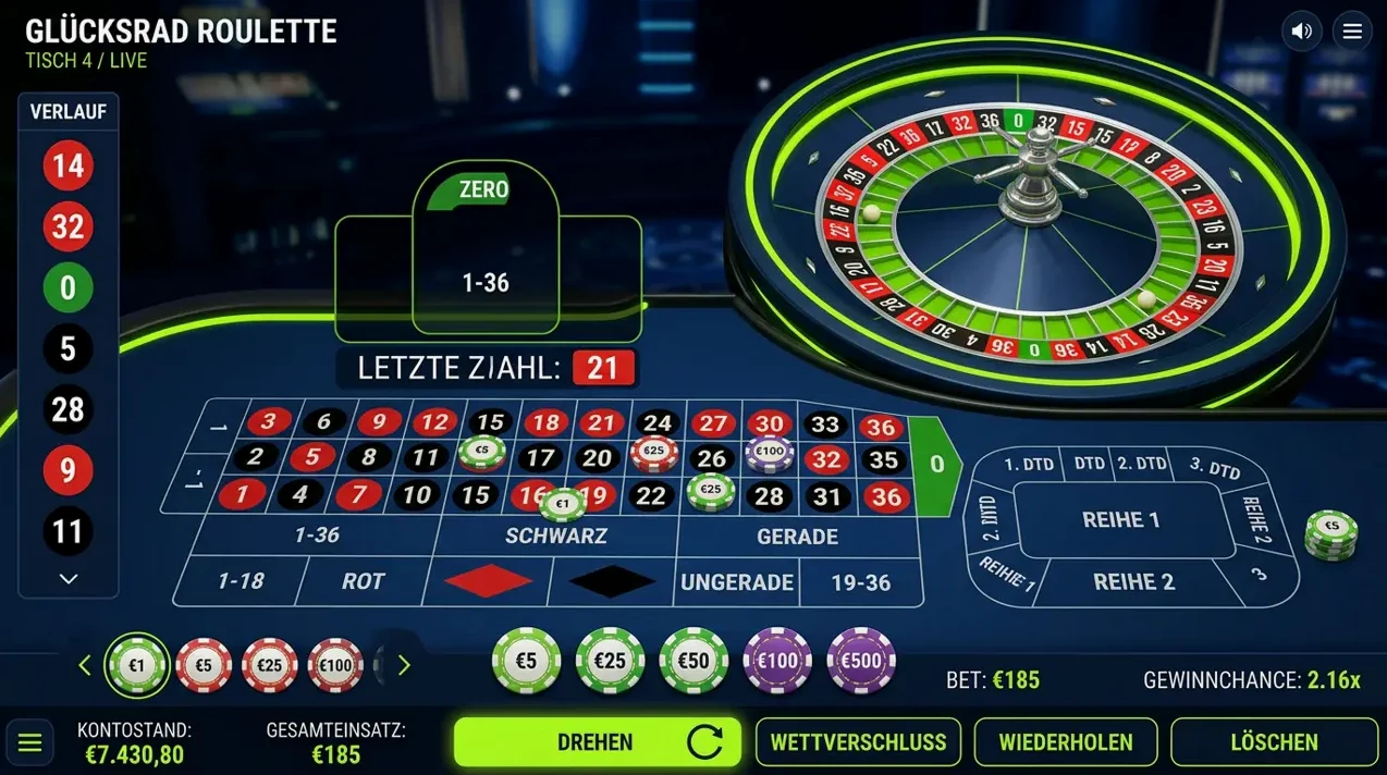 Tischspiele im Corsaza